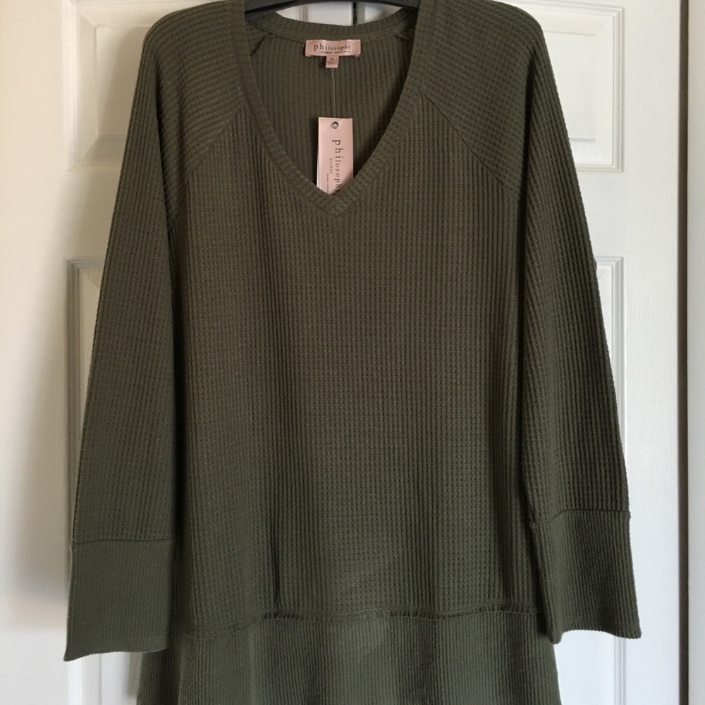 Philosophy V-Neck Lightweight Top.